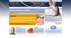 Desktop Screenshot of dentureexcellence.co.uk